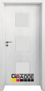 Интериорна HDF врата, модел Gradde Bergedorf, Сибирска Лиственица