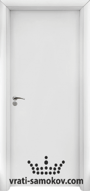 Интериорна врата Стандарт 030-P, цвят Бял