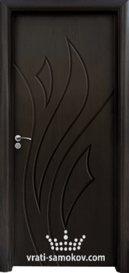 Интериорна врата Стандарт 033-P, цвят Венге