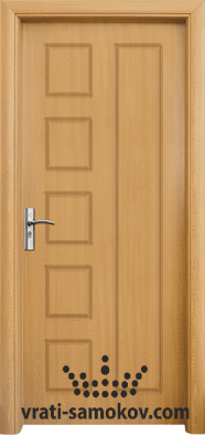 Интериорна врата Стандарт 048-P, цвят Светъл дъб
