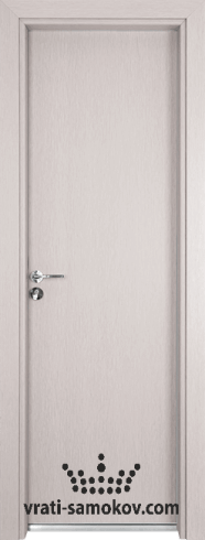Алуминиева врата за баня – Gama, цвят Перла
