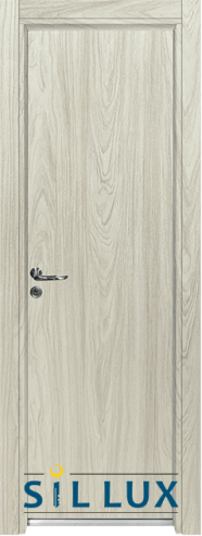 Алуминиева врата за баня – Sil Lux, цвят Избелен дъб