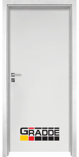 Интериорна врата Gradde Simpel, цвят Бял мат